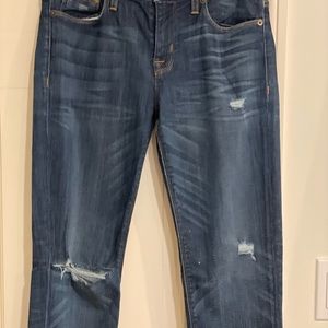 Hudson skinny dark wash